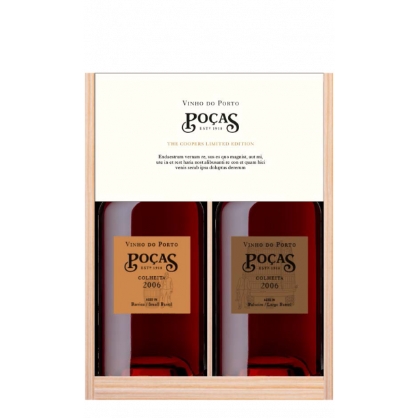 2 x fl. Pocas Coopers Blend Colheita 2006