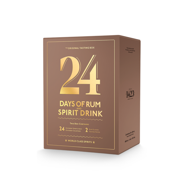 Romjulekalender 2025 - 24 Days of Rum Mocha Edition (inkl. 2 glas)