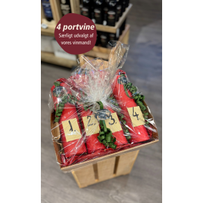 Portvin Adventskalender - 4 helflasker