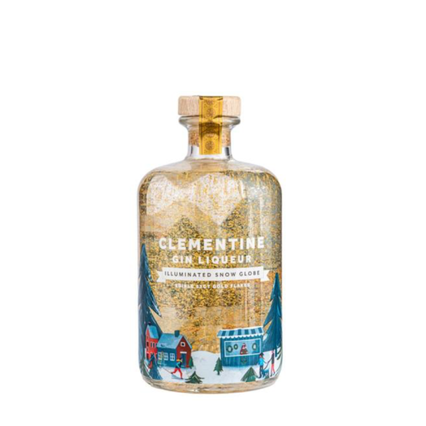 Clementine Gin Liqueur Illuminated Snow Globe